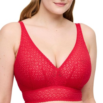 PrimaDonna BH Montara Full Cup Wireless Bra Rød polyamid D 90 Dame
