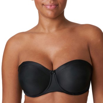 PrimaDonna BH Satin Non Padded Strapless Bra Sort E 80 Dame