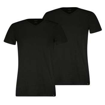 Puma 2P Basic V-neck Tee Sort bomuld Medium Herre