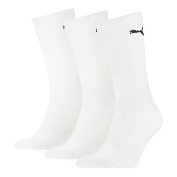 Puma Strømper 3P Sport Crew Socks Hvid Str 43/46