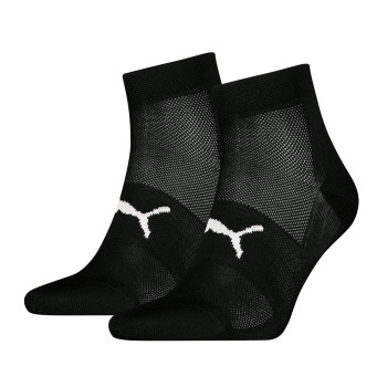 Puma Strømper 2P Sport Light Quarter Socks Sort Str 43/46