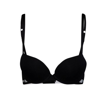 Puma BH T-Shirt Bra Sort D 70 Dame