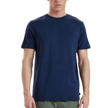 Resteröds Bamboo Crew Neck Marineblå Medium Herre