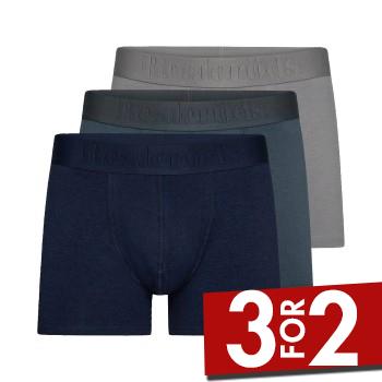 Resteröds 3P Gunnar Bamboo Blå/Grå Small Herre
