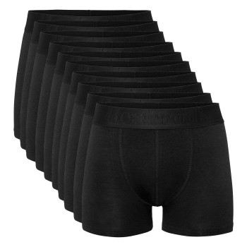 Resteröds 10P Gunnar Cotton Boxer Sort økologisk bomuld Small Herre