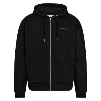 Resteröds Rick Zip Hoodie Sort bomuld Small Herre