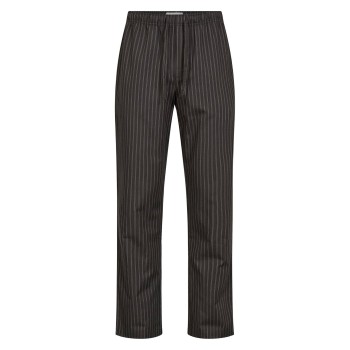 Resteröds Sandman Pyjama Pants Gråstribet bomuld Small Herre