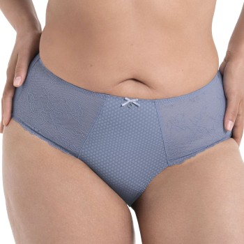 Rosa Faia Trusser Eloise High Waist Brief Blå 36 Dame