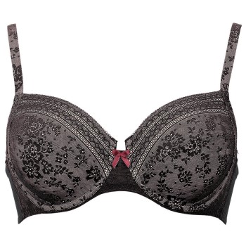 Rosa Faia BH Fleur Underwire Bra Sort polyamid H 90 Dame