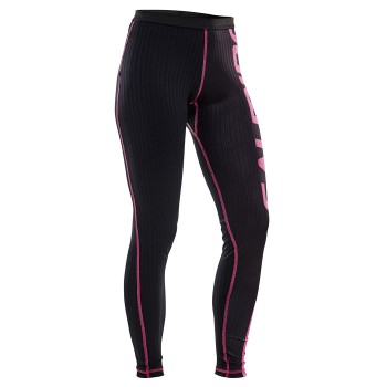 Salming Baselayer Pant Women Sort/Rosa polyester Medium Dame