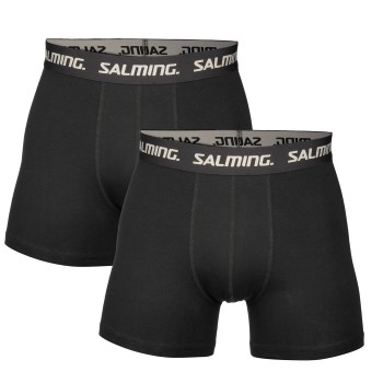Salming 2P Cotton Boxer Sort bomuld X-Large Herre