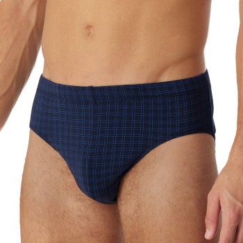 Schiesser Cotton Casuals Brief Mørkblå økologisk bomuld Medium Herre