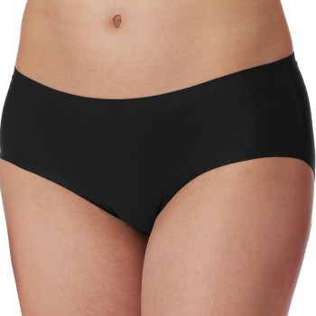 Schiesser Trusser Invisible Cotton Hipster Sort 44 Dame