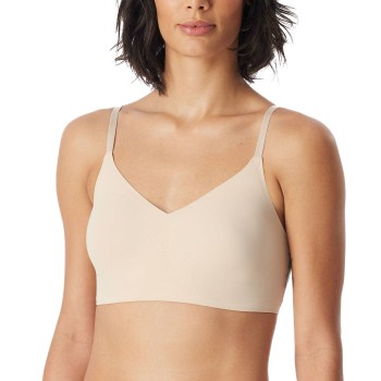 Schiesser BH Invisible Soft Bustier Padded Bralette Beige 40 Dame