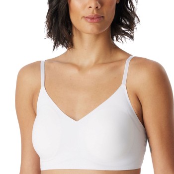 Schiesser BH Invisible Soft Bustier Padded Bralette Hvid 42 Dame