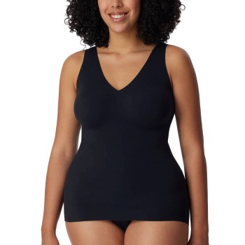 Schiesser Invisible Soft Padded Tank Top Sort 46 Dame
