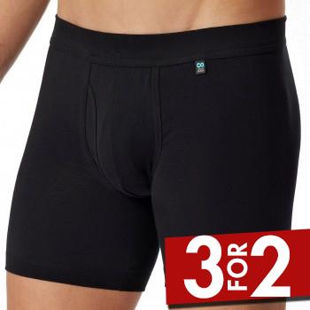 Schiesser Long Life Cotton Cyclist Boxer Sort bomuld XX-Large Herre