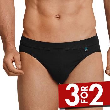 Schiesser Long Life Cotton Rio Brief Sort bomuld X-Large Herre