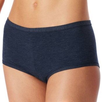 Schiesser Trusser Personal Fit Shorts Mørkblå Small Dame