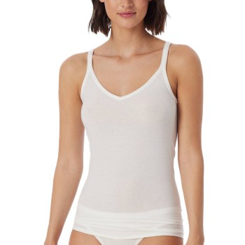 Schiesser Personal Fit Spaghetti Top Benhvid Small Dame
