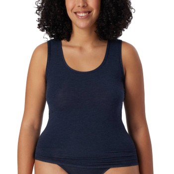 Schiesser Personal Fit Tank Top Mørkblå Small Dame