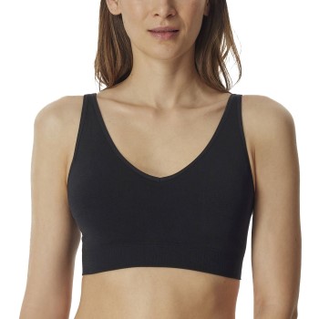 Schiesser BH Soft Removable Pads Bra Sort polyamid Small Dame