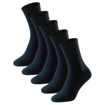 Schiesser Strømper 5P Women Blue Bird Socks Mørkblå Str 39/42 Dame