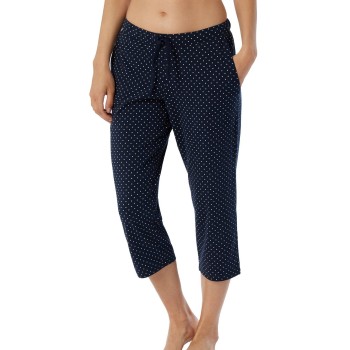 Schiesser Women Mix and Relax Pants Prikket bomuld 40 Dame