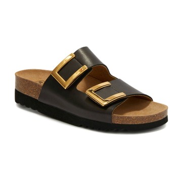Scholl Monterey 2 Straps Sort/Guld not spec Str 40 Dame