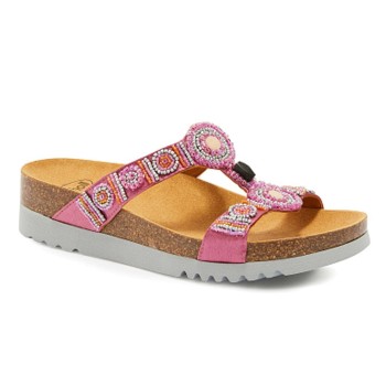 Scholl New Bogota Rosa/Hvid Str 40 Dame