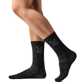 Seger Strømper Glide Light Wool Ski Socks Sort Str 43/45