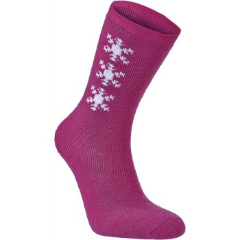 Seger Strømper Lillen Junior Sock Rosa uld Str 25/27 Barn