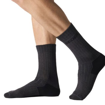 Seger Strømper Wanderer Heavy Wool Socks Antracit Str 40/42