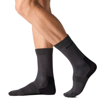 Seger Strømper Wanderer Light Wool Socks Antracit Str 40/42