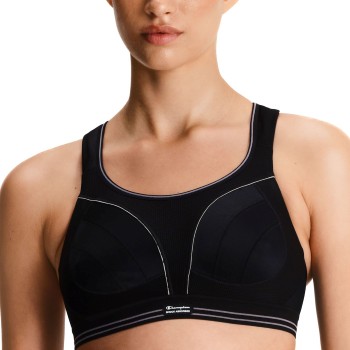 Shock Absorber BH Ultimate Run Bra Sort polyamid D 75 Dame