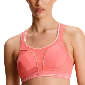 Shock Absorber BH Ultimate Run Bra Rosa/Hvid polyamid E 70 Dame