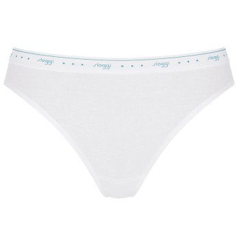 Sloggi Trusser 3P 24 7 100 Tai Briefs Hvid bomuld 46 Dame
