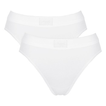 Sloggi Trusser 2P Double Comfort Tai Multi Hvid bomuld 36 Dame