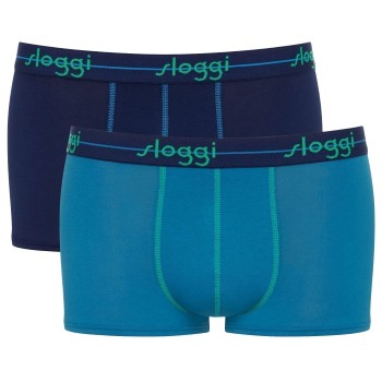 Sloggi 2P For Men Start Hip Blå bomuld X-Large Herre