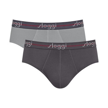 Sloggi 2P For Men Start Midi Flerfarvet bomuld Medium Herre