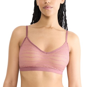 Sloggi BH FREE Evolve Lace Push-Up Bra Gammelrosa Sloggi 01 Dame