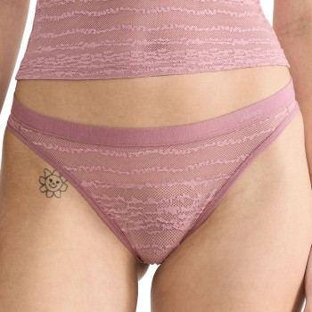 Sloggi Trusser FREE Evolve Lace String Gammelrosa Sloggi 02 Dame