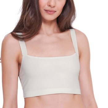 Sloggi BH GO Casual Top Hvid Large Dame