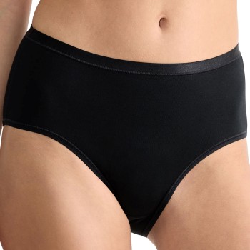 Sloggi Trusser 3P GO Daily Cotton Midi Briefs Sort bomuld XX-Large Dame