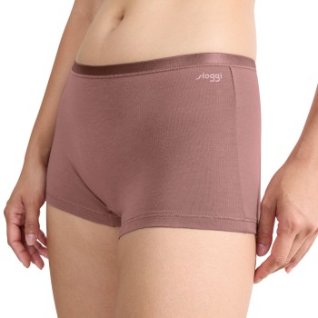 Sloggi Trusser 3P GO Daily Cotton Shorts Mørkrosa  bomuld X-Large Dame