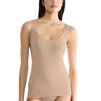 Sloggi GO Daily Cotton Tank Top Beige bomuld Small Dame