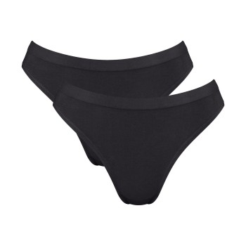 Sloggi Trusser 2P GO Sense High Leg Briefs Sort modal Small Dame
