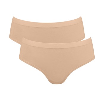 Sloggi Trusser 2P GO Sense Hipster Briefs Beige modal XX-Large Dame