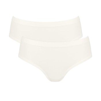 Sloggi Trusser 2P GO Sense Hipster Briefs Elfenben modal Medium Dame