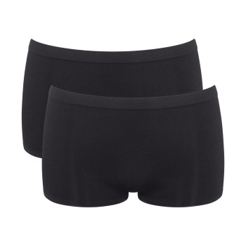Sloggi Trusser 2P GO Sense Shorts Sort modal Medium Dame